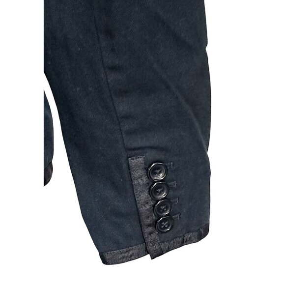 Black Merona Blazer Jacket Womens Size L Fitted - Picture 6 of 11